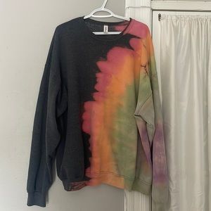 Tye-dye crewneck